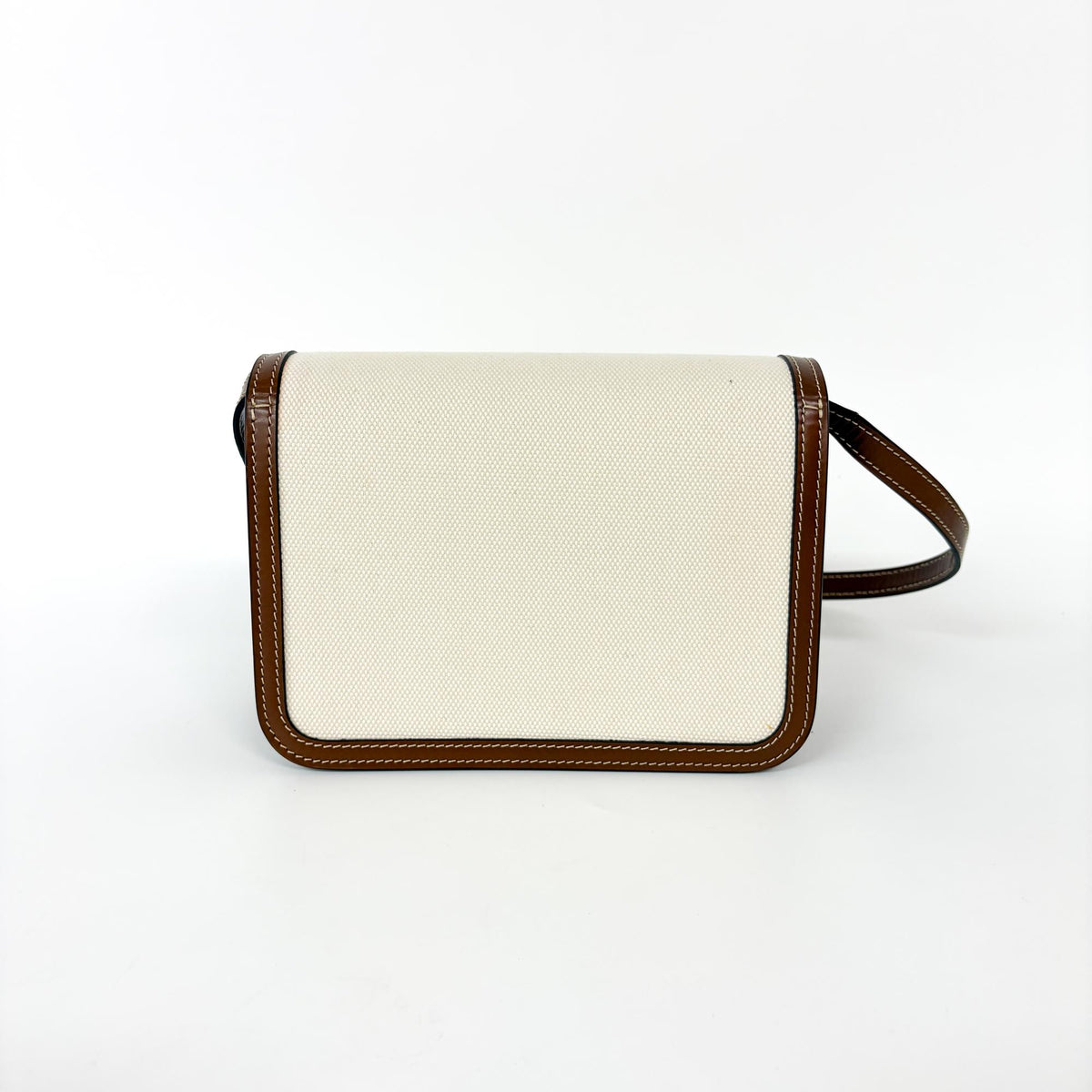Burberry TB Shoulder Bag Canvas, Beige, Canvas, Shoulder Bag