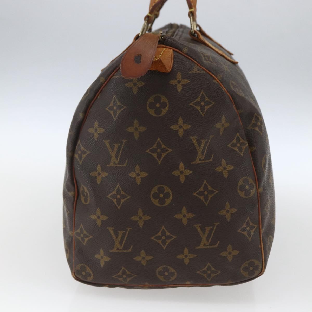 Louis Vuitton Speedy Handbag Monogram Canvas, BROWN, CANVAS, Handbag