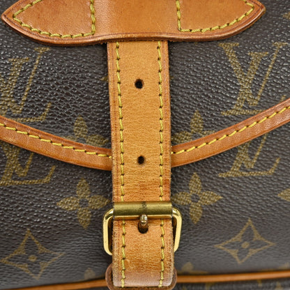 Louis Vuitton Saumur Monogram, Brown, Canvas, Shoulder Bag