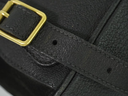 Gucci Vintage Bamboo Suede, Black, Suede, Backpack