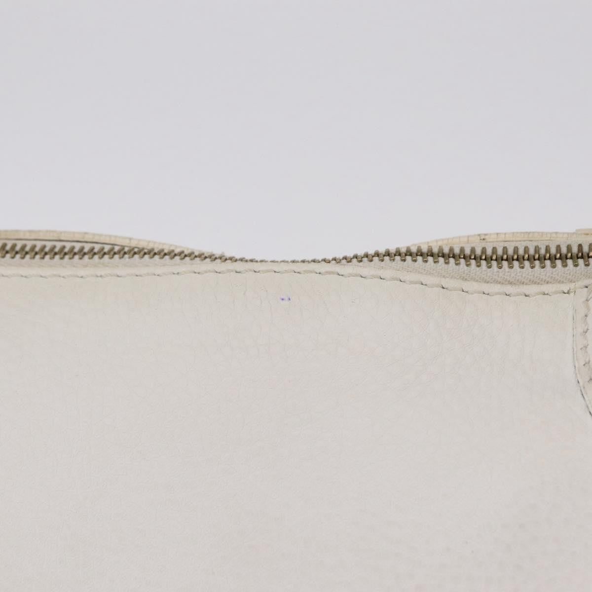 Celine Handbag Leather, White, Leather, Handbag