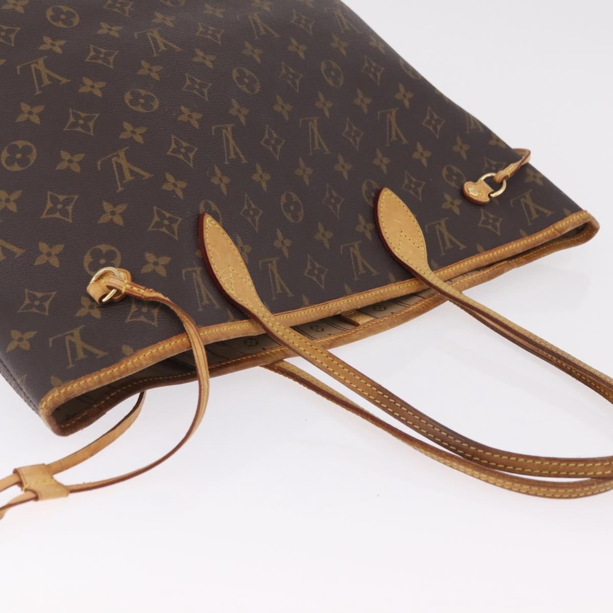 Louis Vuitton Neverfull Monogram Canvas, Brown, Canvas, Tote Bag