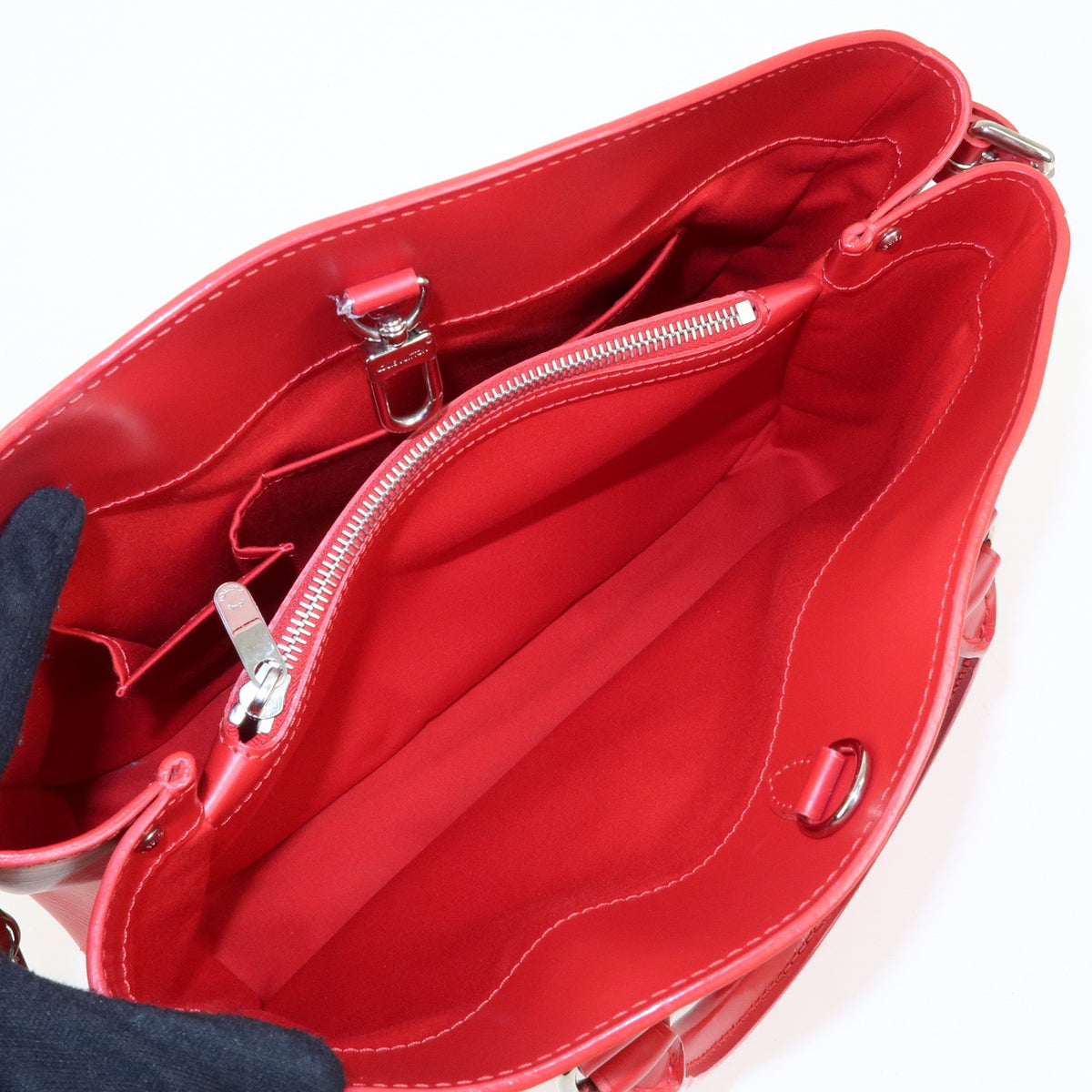 Louis Vuitton Passy Epi Leather, Red, Leather, Tote Bag