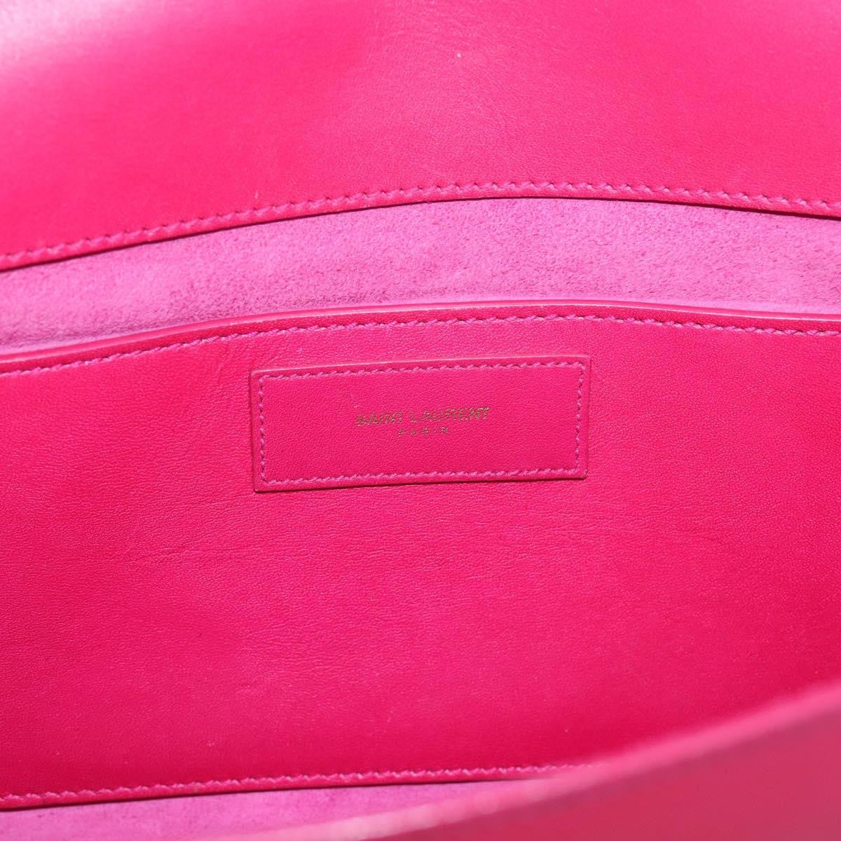 Saint Laurent Vintage Shoulder bag Leather, Pink, Leather, Shoulder Bag