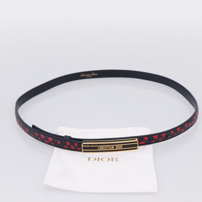 Christian Dior Vintage belt Canvas, Black, Leather, Belt