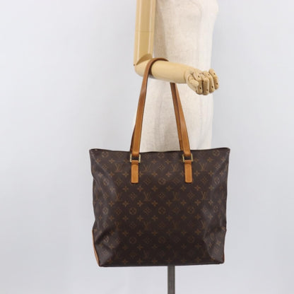 Louis Vuitton Cabas Mezzo Monogram Canvas, Brown, Canvas, Tote Bag