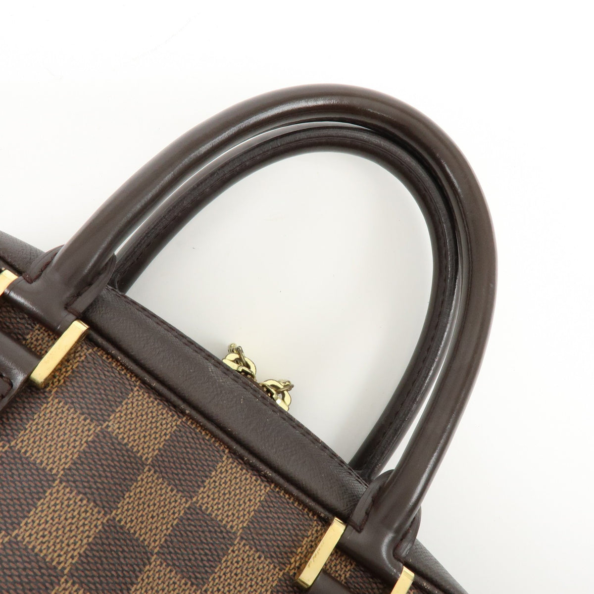 Louis Vuitton Brera Damier, Brown, Canvas, Handbag