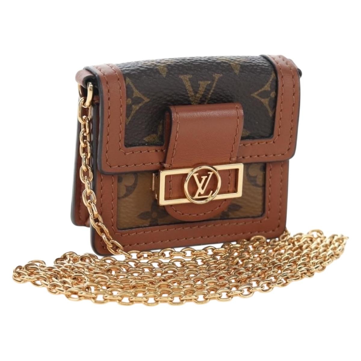Louis Vuitton Dauphine Reverse Monogram Canvas, Brown, Canvas, Shoulder Bag
