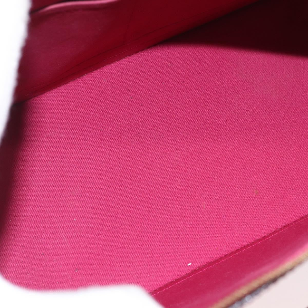 Louis Vuitton Alma Monogram Vernis, Pink, Patent Leather, Handbag