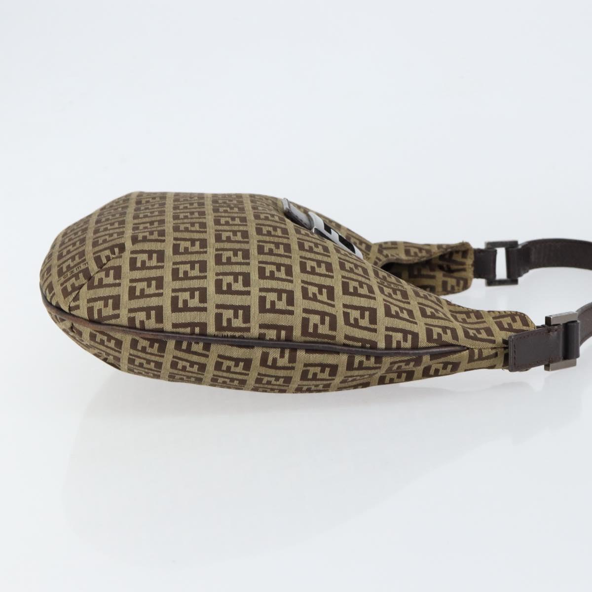 Fendi Mamma Baguette Zucca canvas, BROWN, CANVAS, Handbag