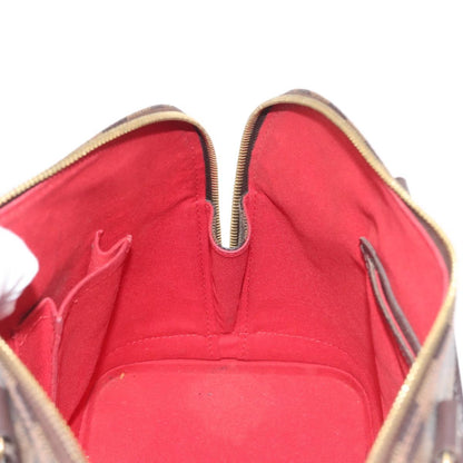 Louis Vuitton Alma Handbag Damier, BROWN, CANVAS, Handbag