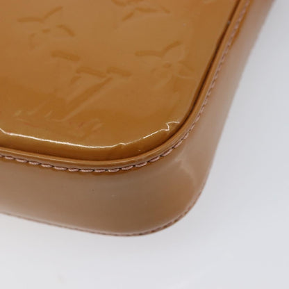 Louis Vuitton Pochette Accessoires NM Monogram Vernis, Brown, Patent Leather, Clutch