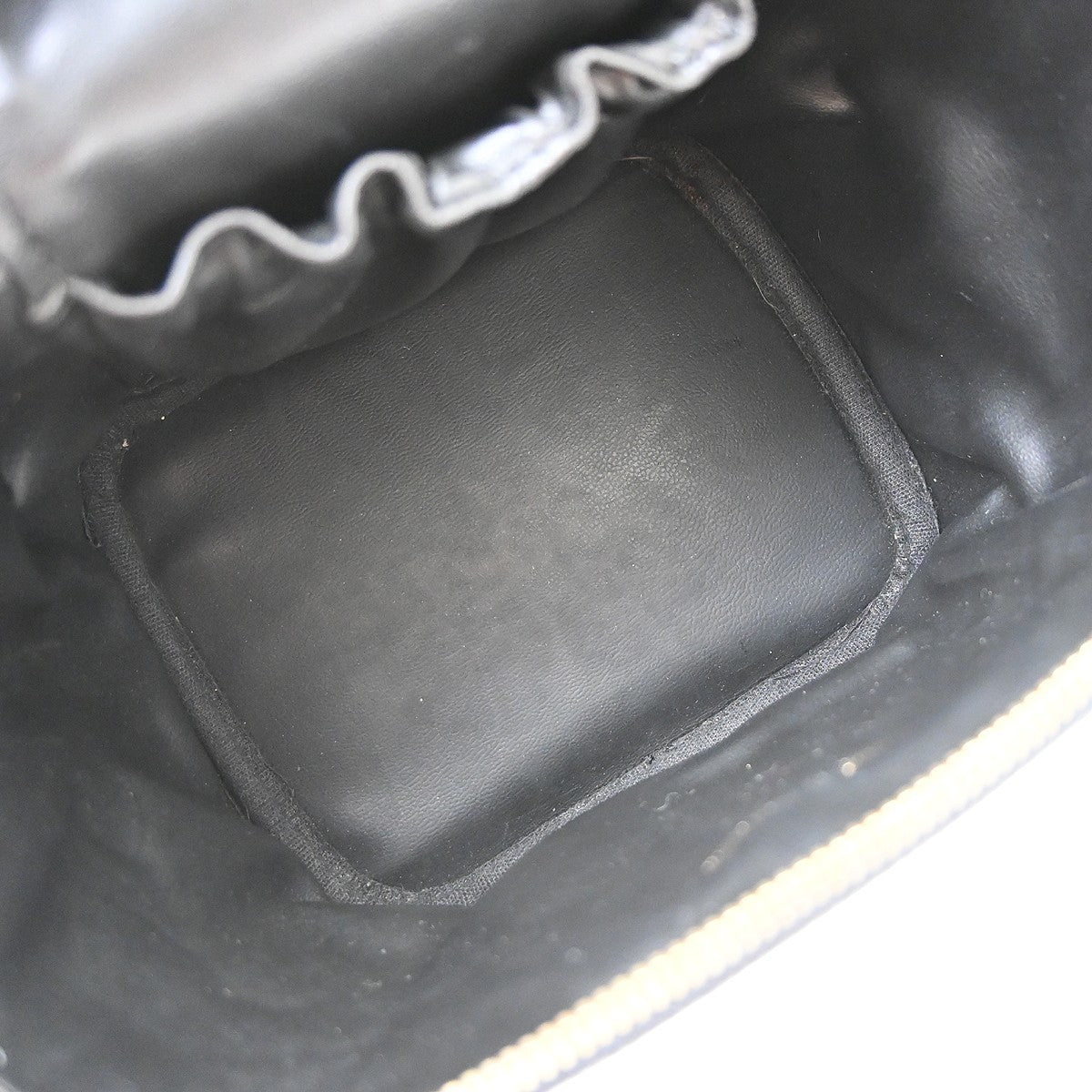Chanel Vintage Timeless Cosmetic Case Caviar, Black, Leather, Handbag