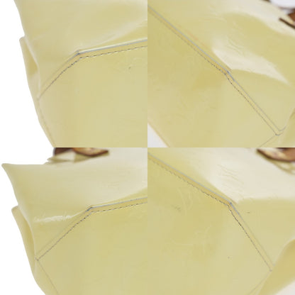 Louis Vuitton Reade Monogram Vernis, Yellow, Patent Leather, Handbag