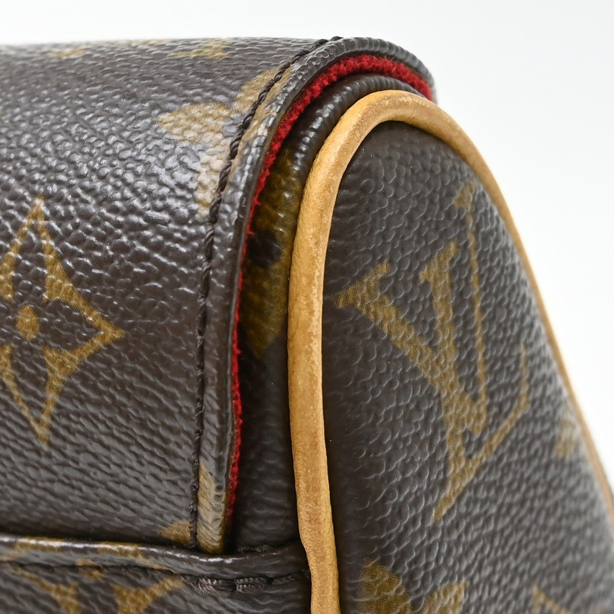 Louis Vuitton Sonatine Monogram Canvas, Brown, Canvas, Handbag