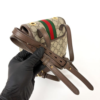 Gucci Ophidia GG Coated Canvas and Leather, Beige, Canvas, Shoulder Bag
