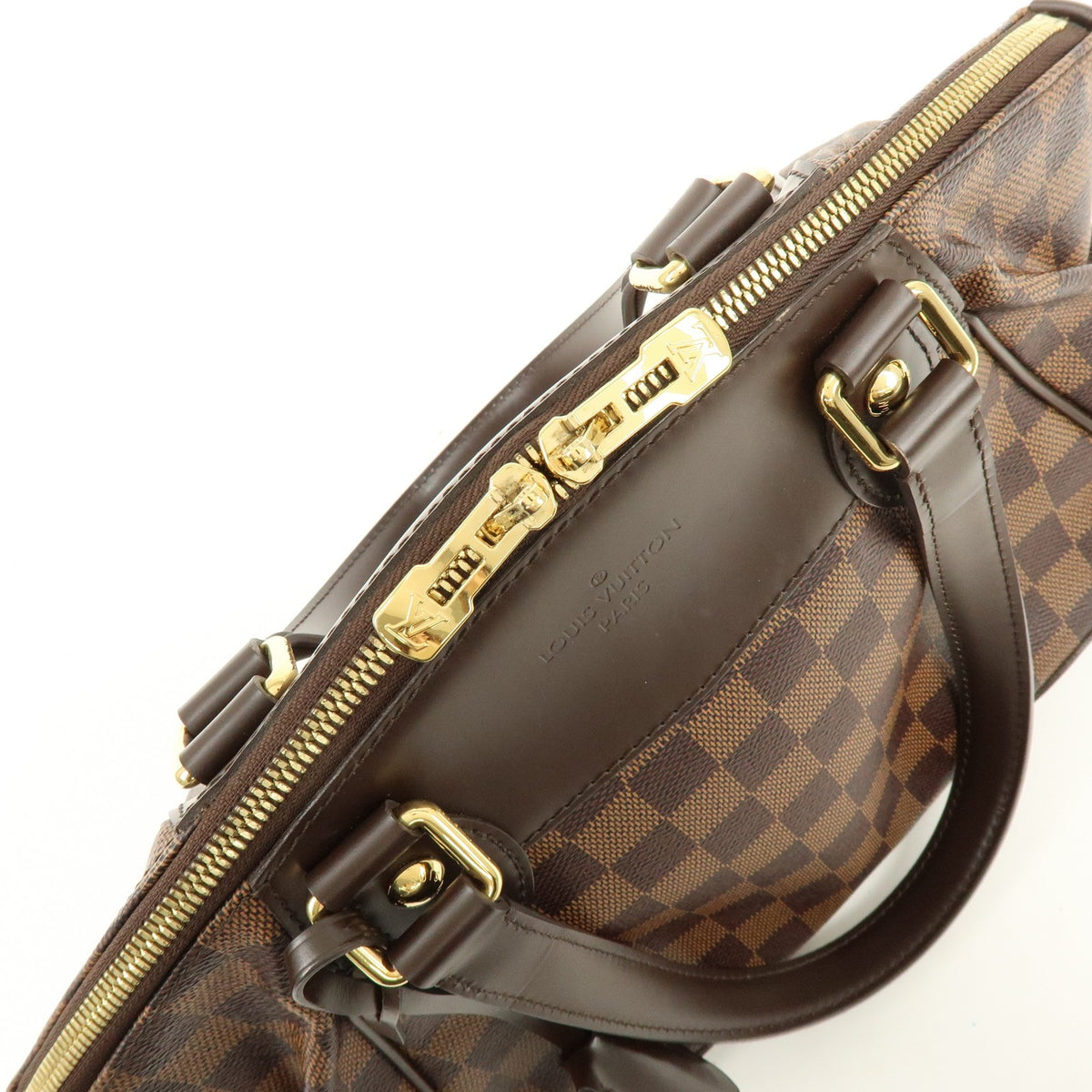 Louis Vuitton Verona Damier, Brown, Canvas, Handbag