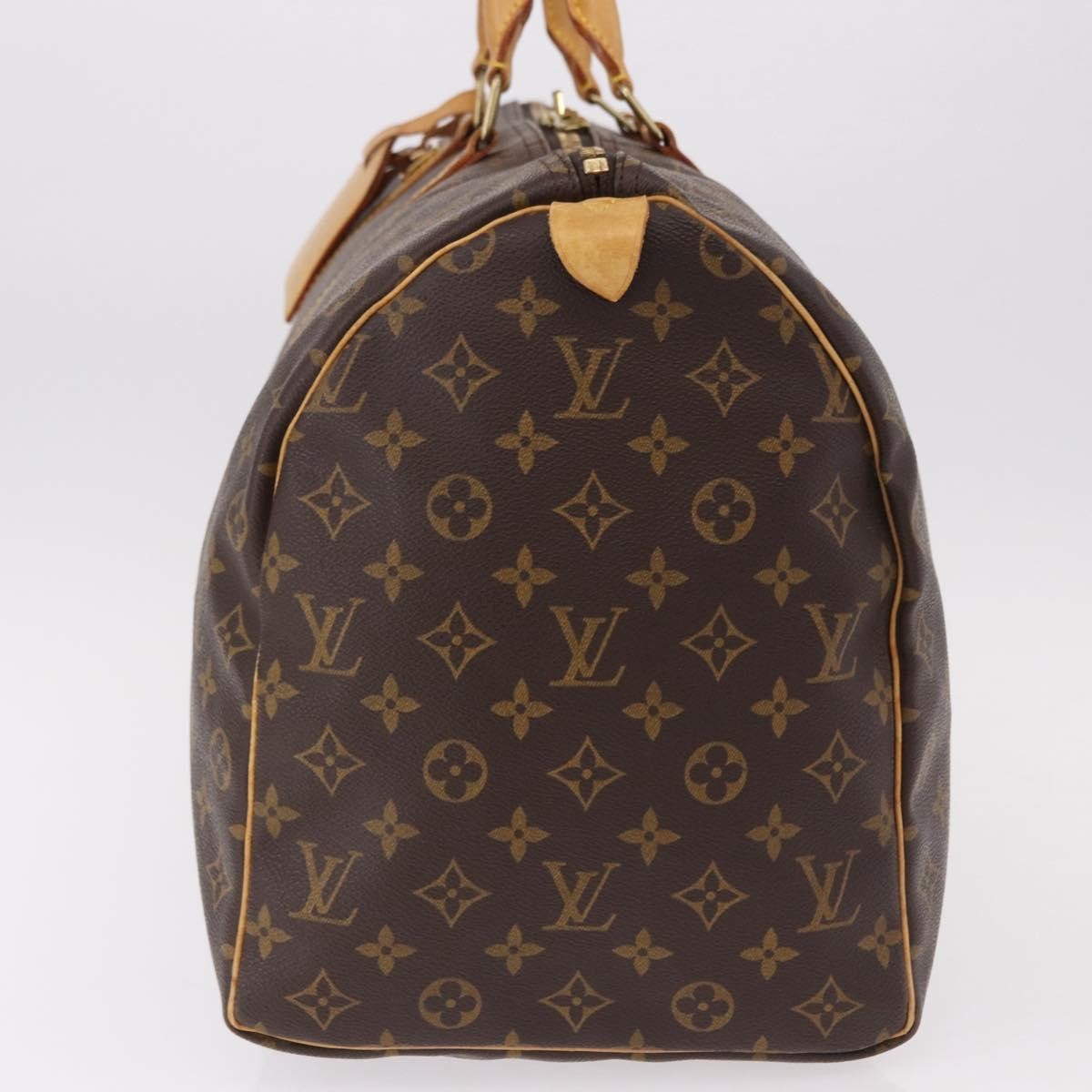 Louis Vuitton Keepall Monogram, Brown, Canvas, Travel Bag