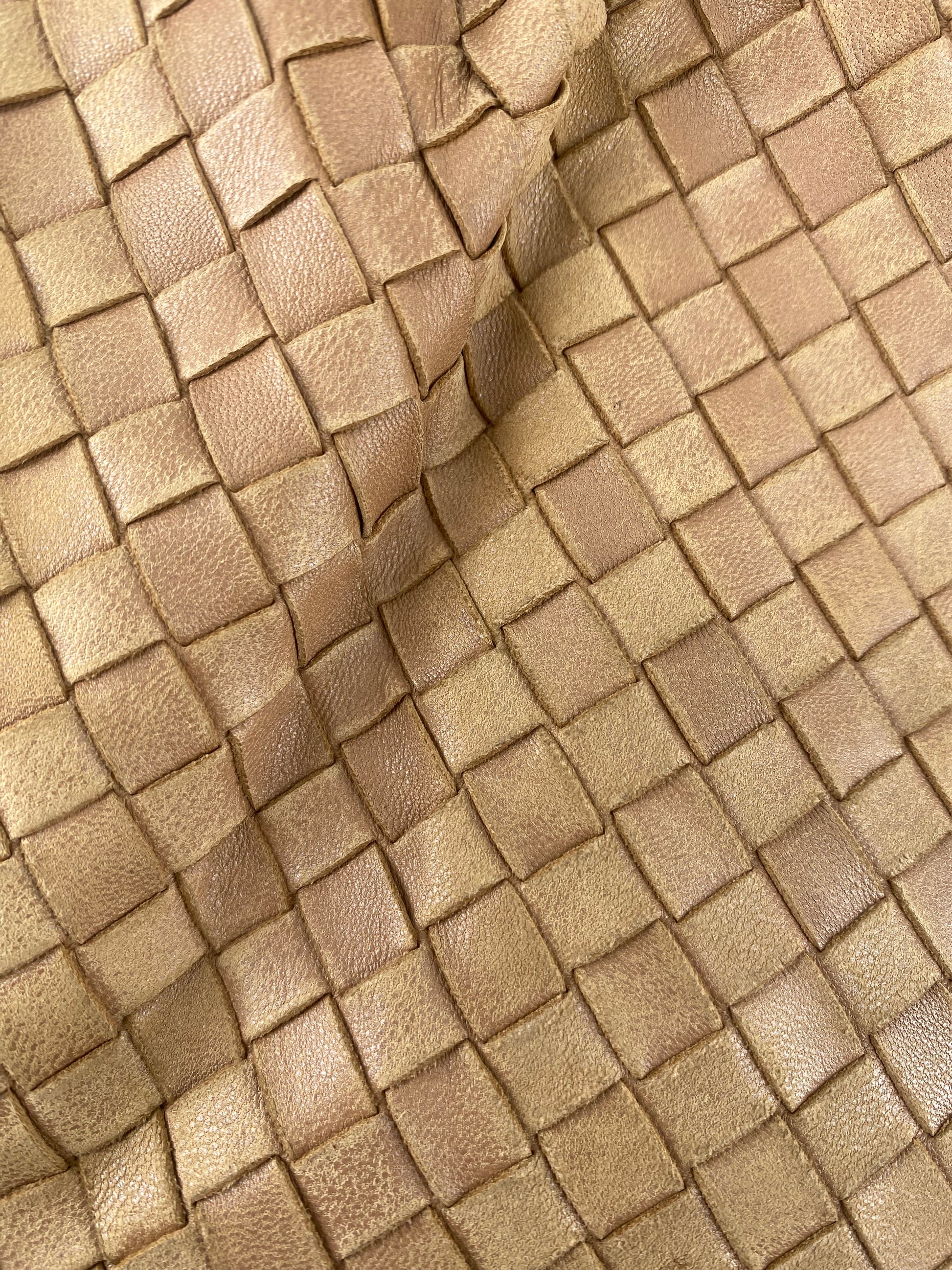 Bottega Veneta Intrecciato, Beige, Leather, handbag