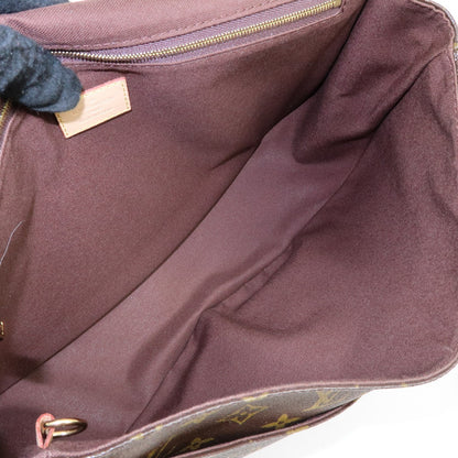Louis Vuitton Menilmontant Monogram Canvas, Brown, Canvas, Handbag