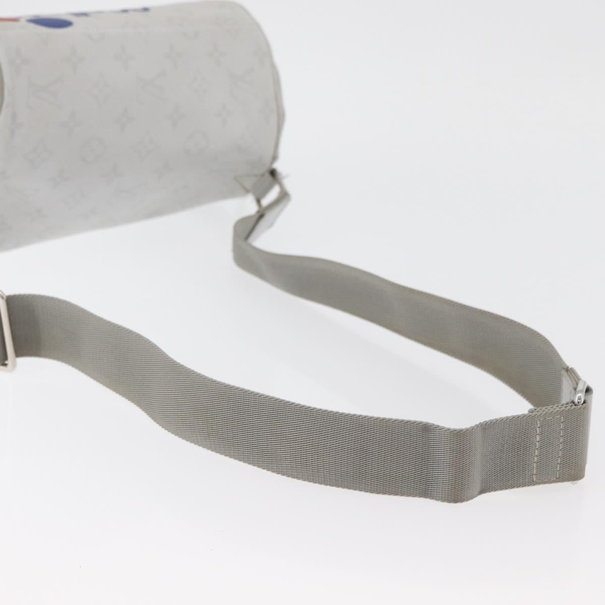 Louis Vuitton Chalk Sling Limited Edition Logo Story Monogram Canvas, Gray, Canvas, Handbag