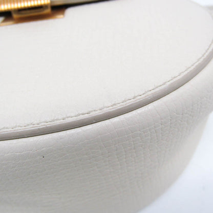 Bottega Veneta Palmellato Convertible Belt Leather, White, Leather, Handbag