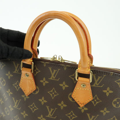 Louis Vuitton Alma Monogram Canvas, Brown, Canvas, Handbag