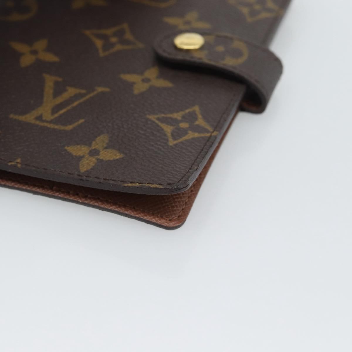 Louis Vuitton Agenda Cover Monogram Canvas, Brown, Canvas, Wallet