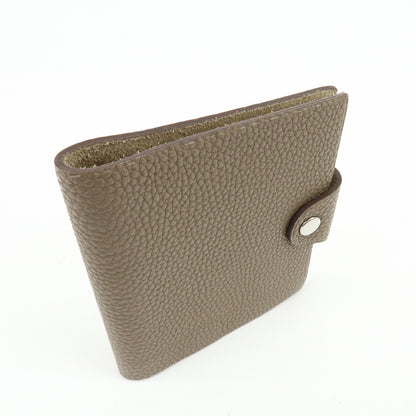 Hermes Ulysses Agenda Cover Leather, Beige, Leather, Briefcase