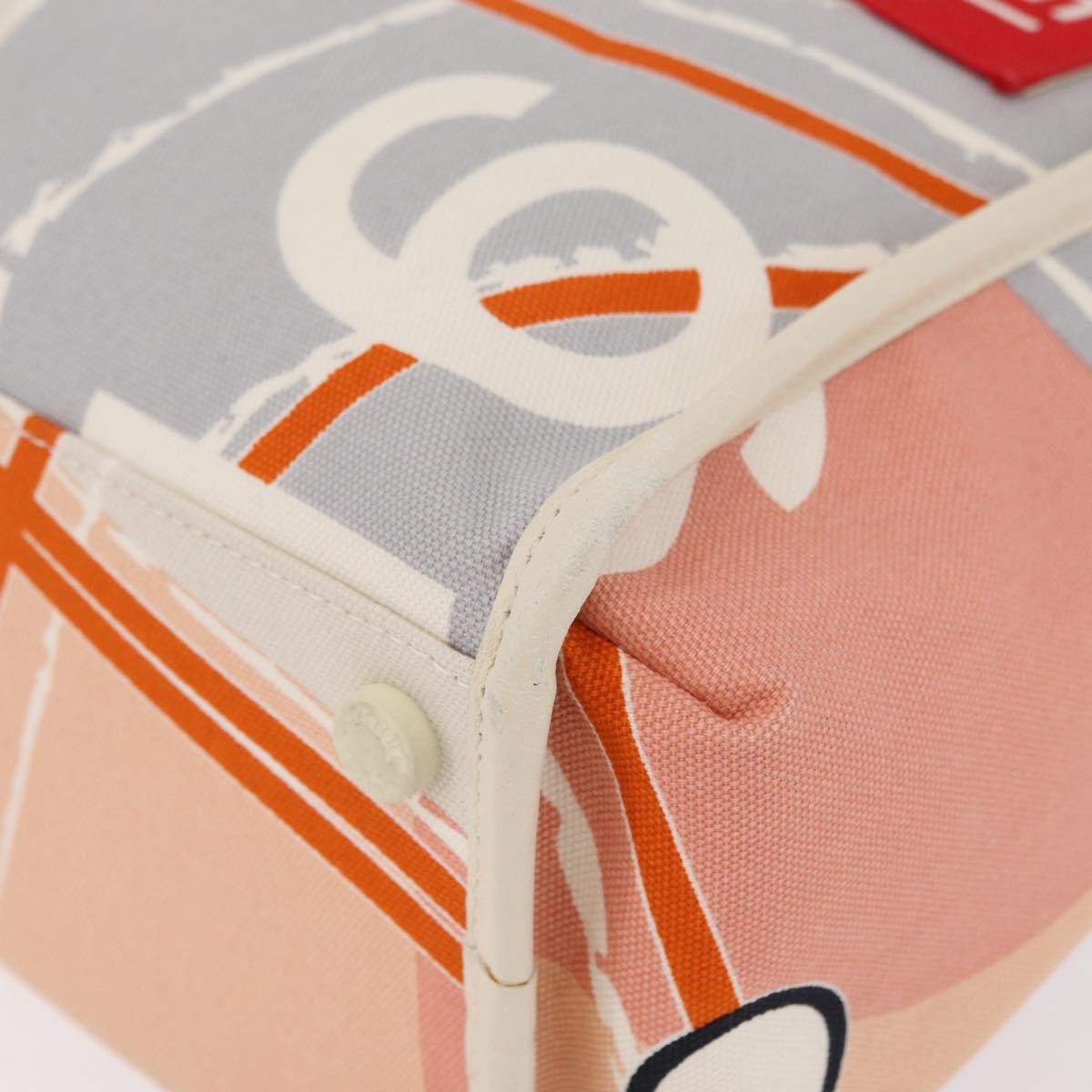 Chanel Eiffel Tower Printed Canvas, Multicolour, Canvas, Tote Bag