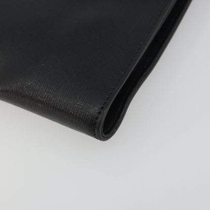 Fendi Grande Colorblock Clutch Leather, Silver, Leather, Clutch