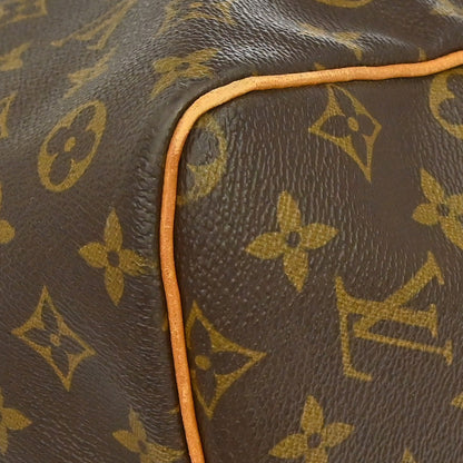 Louis Vuitton Keepall Monogram, Brown, Canvas, Travel Bag