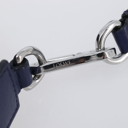 Loewe Puzzle Clutch Leather, Navy, Leather, Clutch