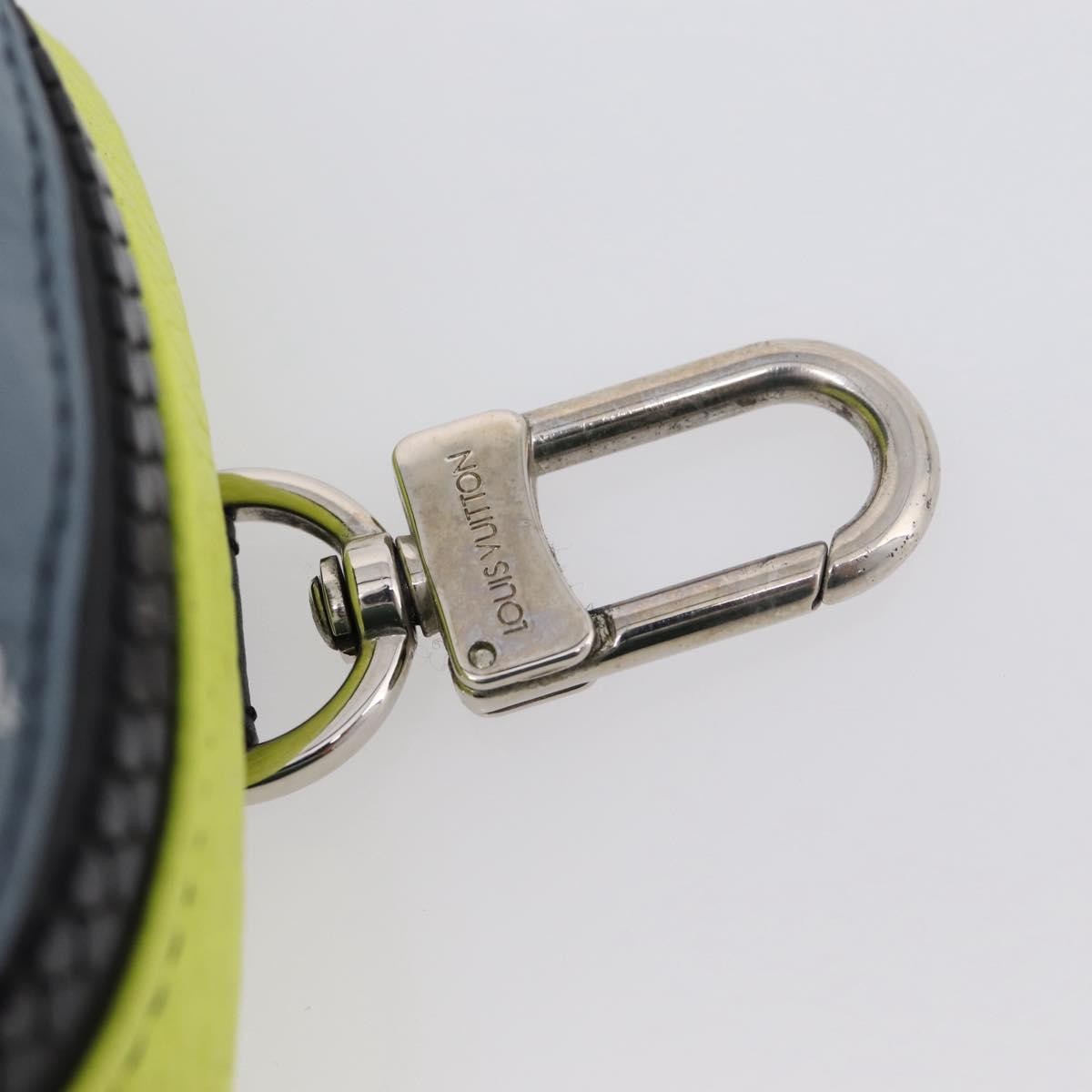 Louis Vuitton Square Pouch Bag Charm and Key Holder Leather, Gray, Leather, Charm