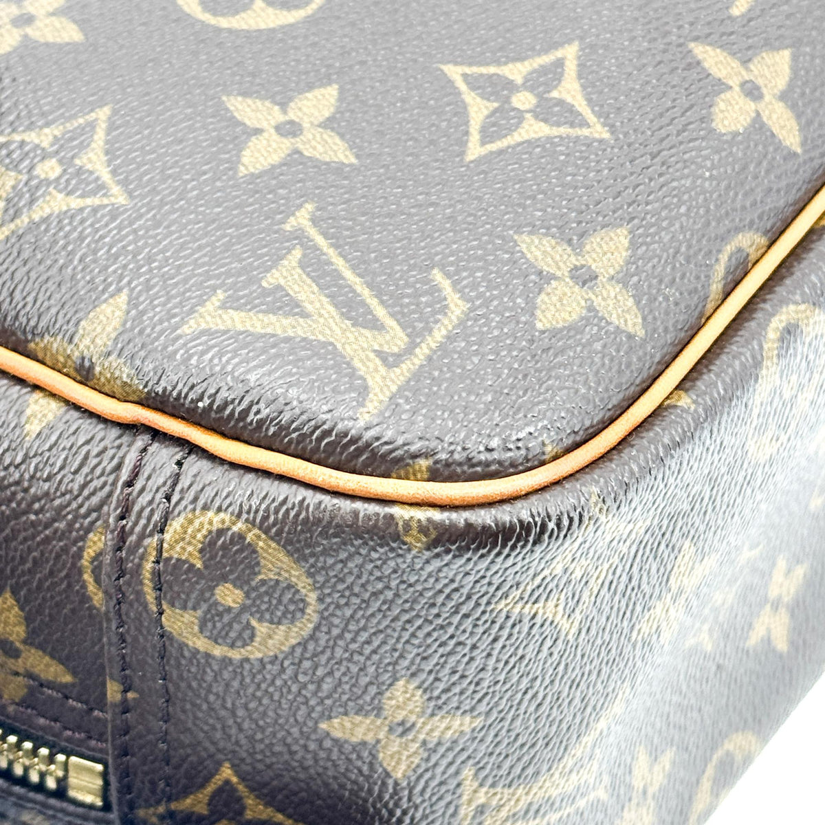 Louis Vuitton Trouville Monogram Canvas, Brown, Canvas, Handbag