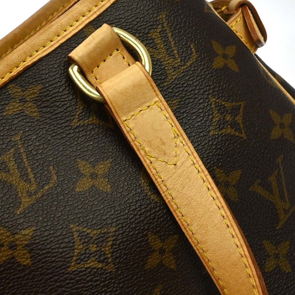 Louis Vuitton Batignolles Monogram Canvas, Brown, Canvas, Shoulder Bag