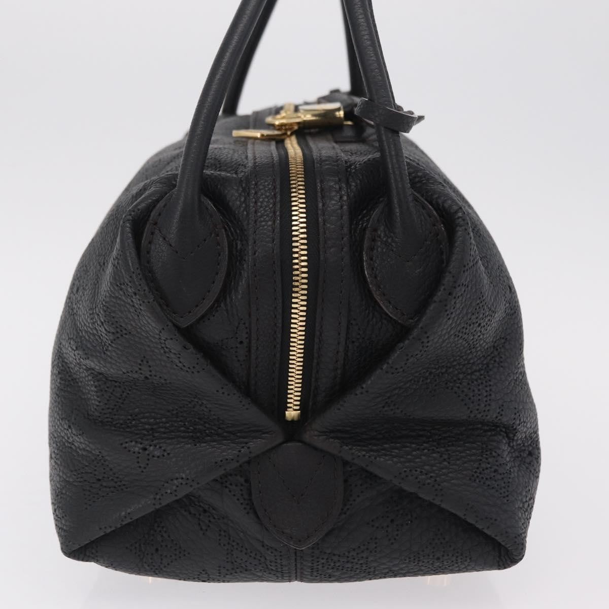 Louis Vuitton Galatea Mahina Leather, Black, Leather, Handbag