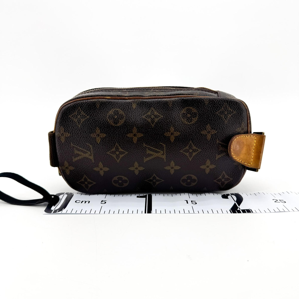 Louis Vuitton Pochette Gange Monogram Canvas, Brown, Canvas, Clutch