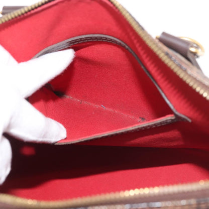 Louis Vuitton Alma Handbag Damier, BROWN, CANVAS, Handbag