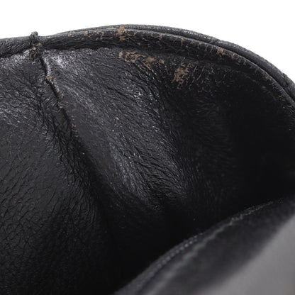 Chanel Flap Shoulder Leather, Black, Leather, Shoulder Bag