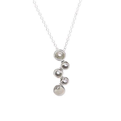 Tiffany & Co. Bubble Pendant, Silver, Platinum, Necklace
