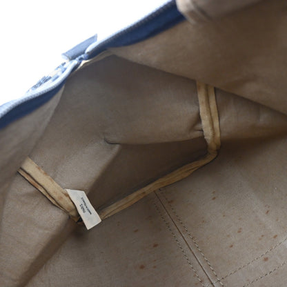 Christian Dior Vintage Trotter Boston Diorissimo Canvas, Navy, Canvas, Handbag