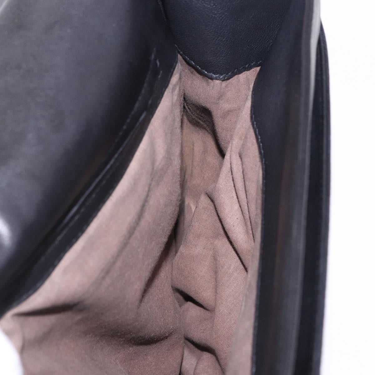 Bottega Veneta Envelope Intrecciato Nappa, Black, Leather, Briefcase