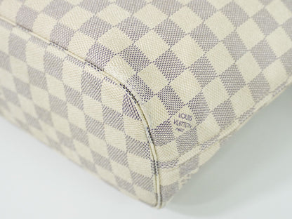 Louis Vuitton Neverfull Damier, Beige, Canvas, Tote Bag