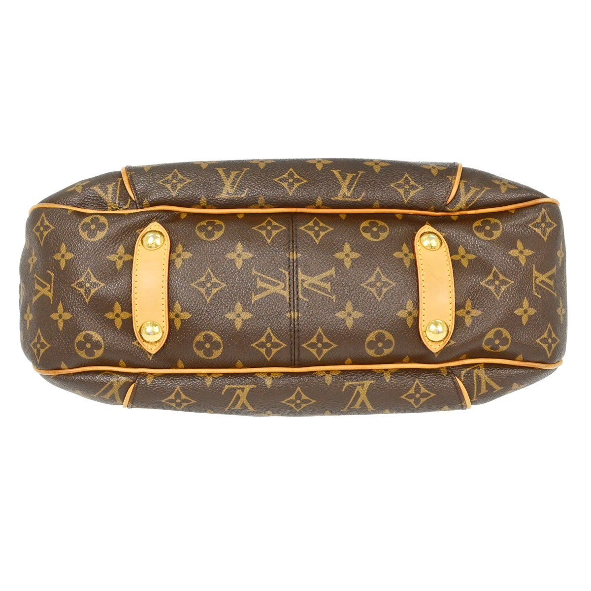 Louis Vuitton Galliera Monogram Canvas, Brown, Canvas, Handbag