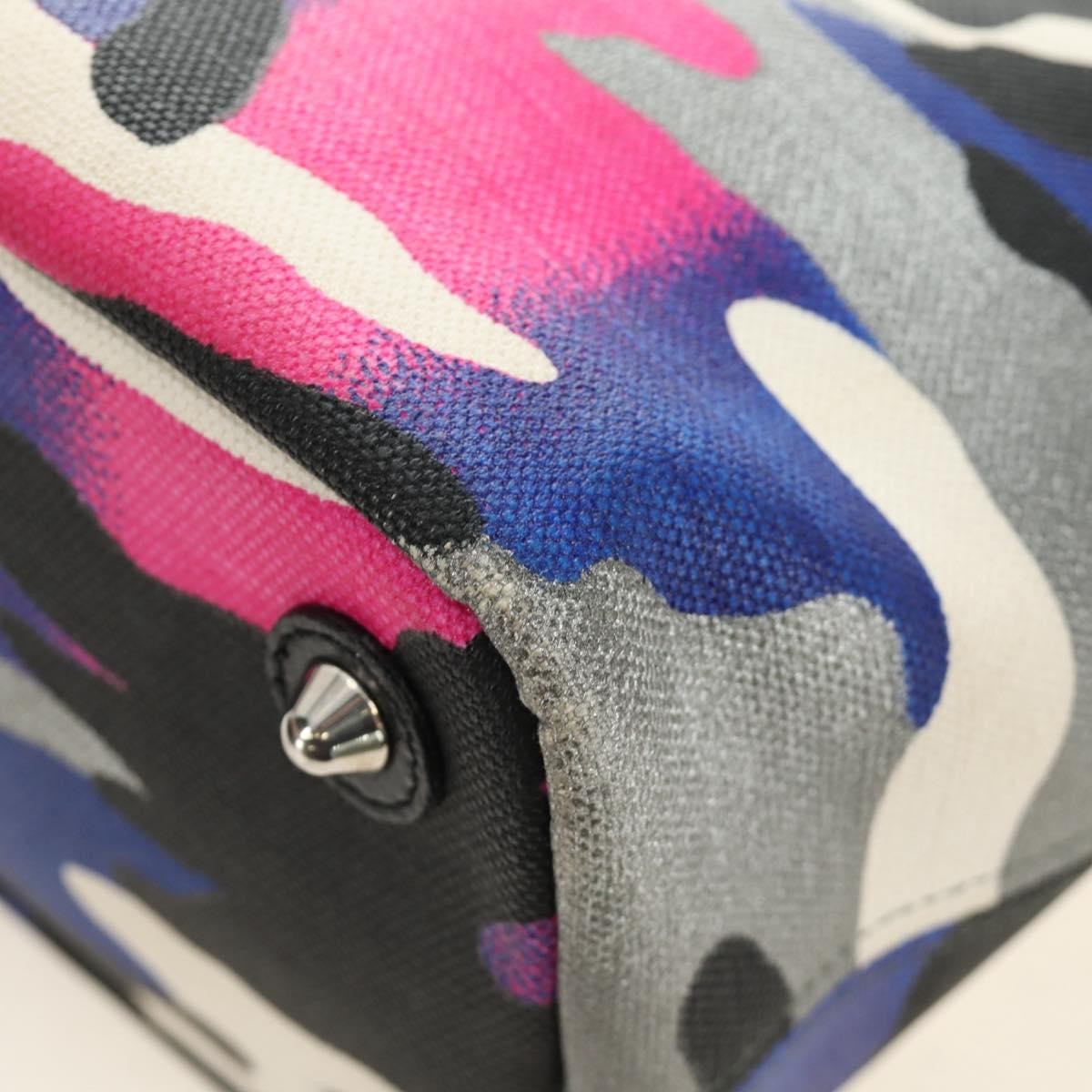 Christian Dior Open Limited Edition Anselm Reyle Camouflage Canvas, Multicolour, Canvas, Tote Bag