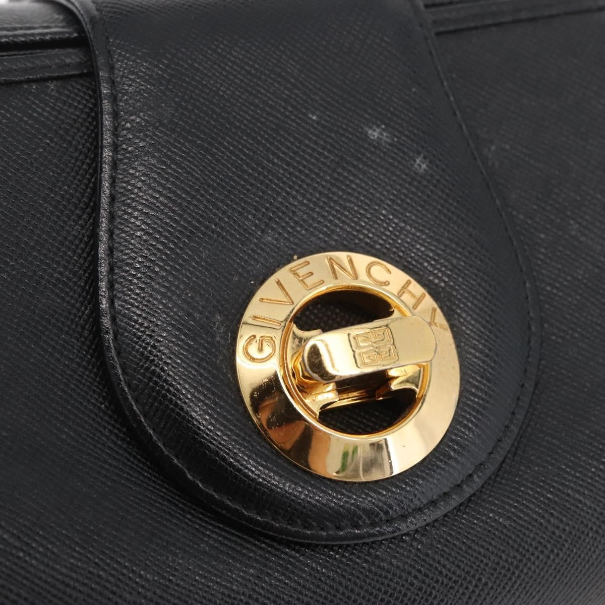 Givenchy Vintage Leather, Black, Leather, Briefcase