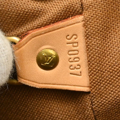 Louis Vuitton Vintage Montsouris Monogram Canvas, Brown, Canvas, Backpack