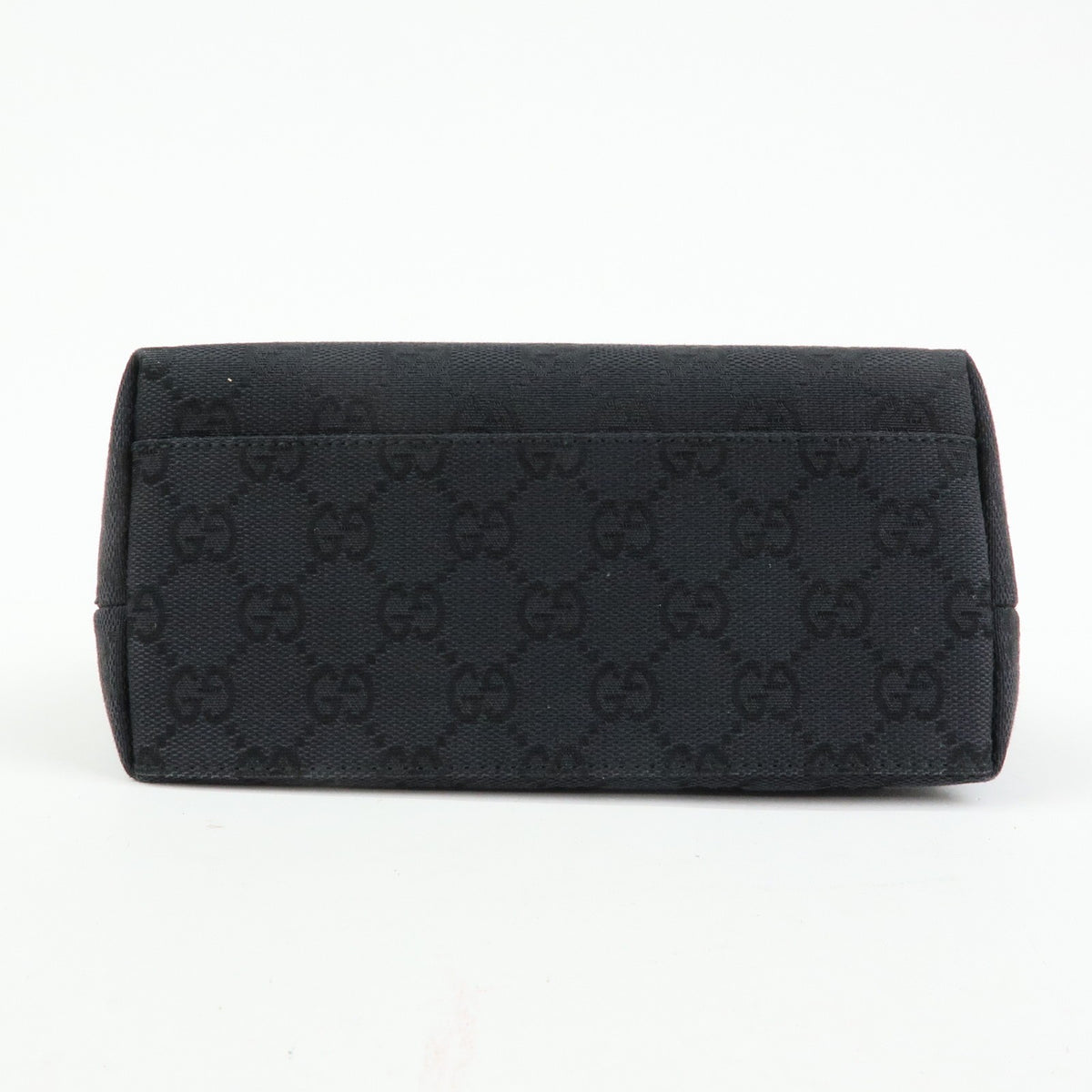 Gucci Tote GG Canvas and Leather, Black, Canvas, Tote Bag