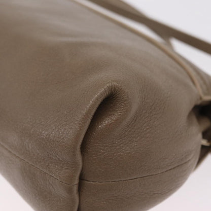 Chloe Lily Leather, Beige, Leather, Shoulder Bag